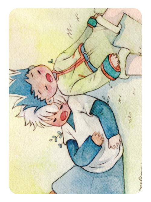 card • killua & gon