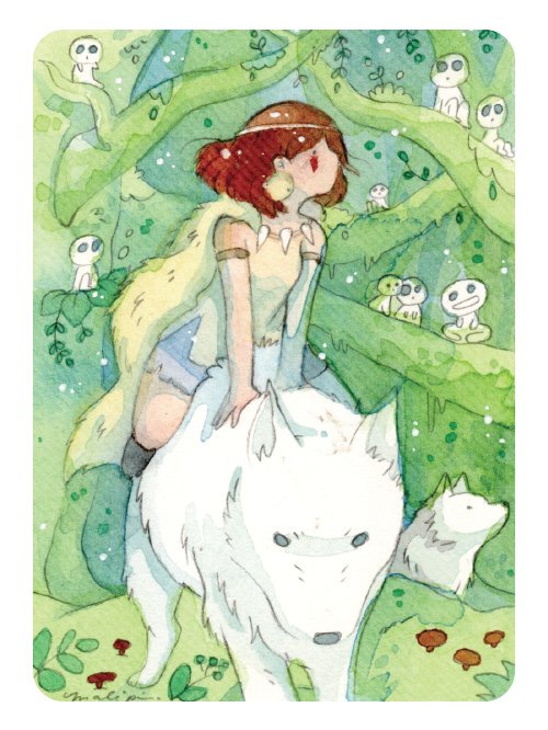 card • mononoke hime