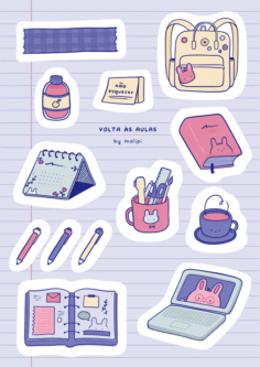 cartela • volta às aulas