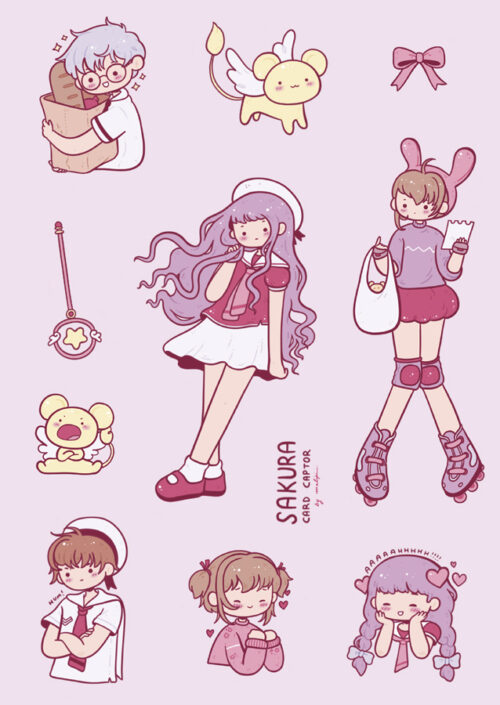 Cartela pequena • Sakura