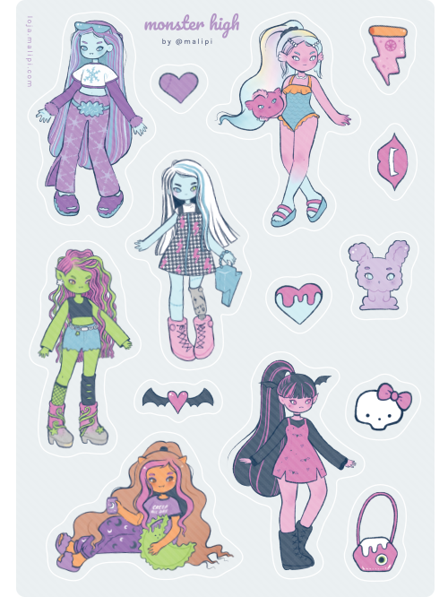 cartela • monster high