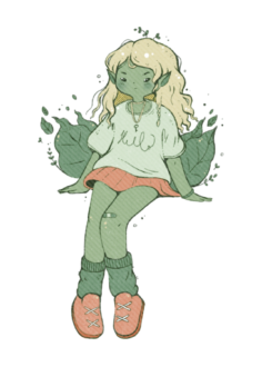 avulso • menina verde
