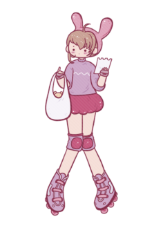 avulso • sakura de patins