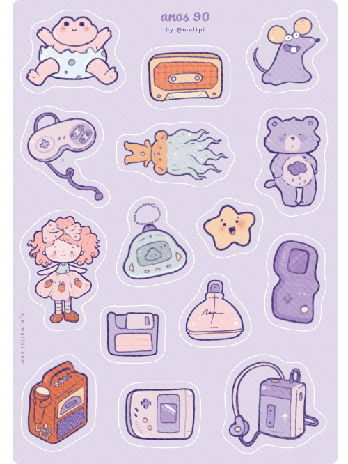 cartela • anos 90